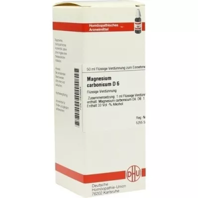 MAGNESIUM CARBONICUM D 6 Hígítás, 50 ml