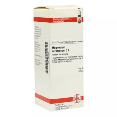 MAGNESIUM CARBONICUM D 6 Hígítás, 50 ml
