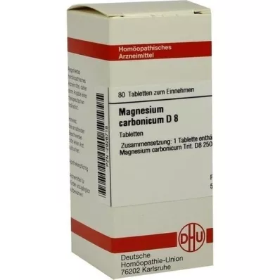 MAGNESIUM CARBONICUM D 8 tabletta, 80 db