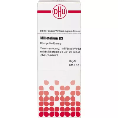 MILLEFOLIUM D 3 Hígítás, 50 ml