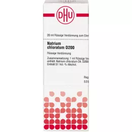 NATRIUM CHLORATUM D 200 hígítás, 20 ml