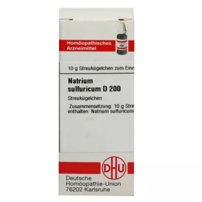 NATRIUM SULFURICUM C 200 golyócskák, 10 g