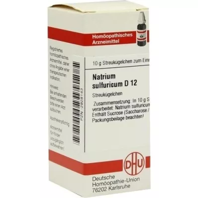 NATRIUM SULFURICUM D 12 gömböcske, 10 g
