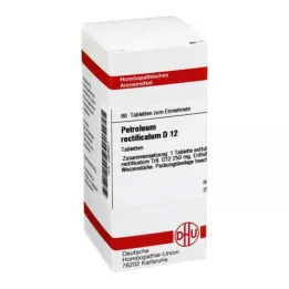 PETROLEUM RECTIFICATUM D 12 tabletta, 80 db