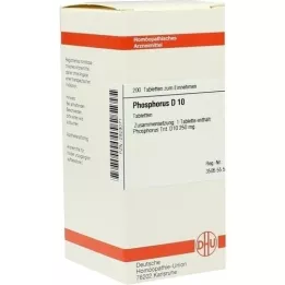 PHOSPHORUS D 10 tabletta, 200 db