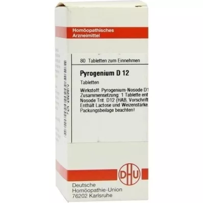 PYROGENIUM D 12 tabletta, 80 db