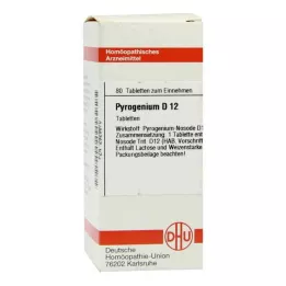 PYROGENIUM D 12 tabletta, 80 db
