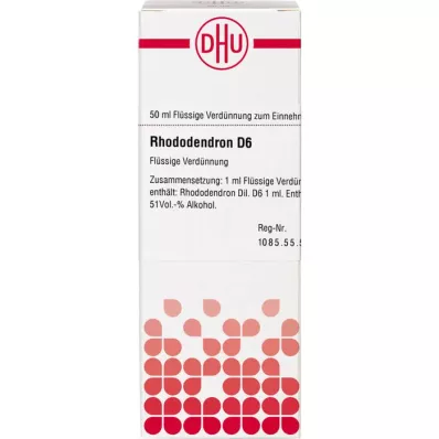 RHODODENDRON D 6 Hígítás, 50 ml