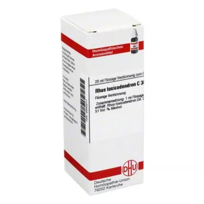 RHUS TOXICODENDRON C 30 hígítás, 20 ml
