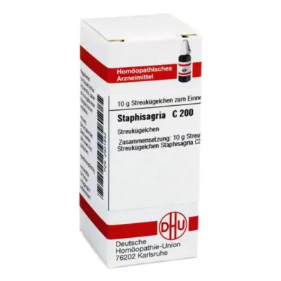 STAPHISAGRIA C 200 golyócskák, 10 g STAPHISAGRIA C 200 golyócskák, 10 g