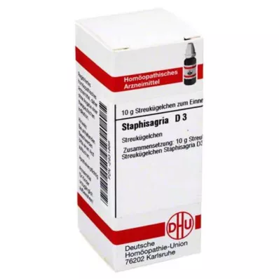 STAPHISAGRIA D 3 gömböcskék, 10 g