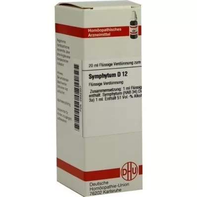 SYMPHYTUM D 12 Hígítás, 20 ml