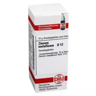 ZINCUM METALLICUM D 12 gömböcske, 10 g