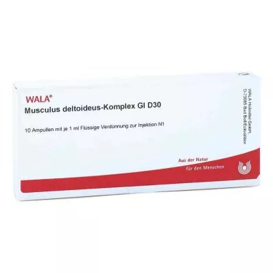 MUSCULUS DELTOIDEUS Komplex GL D 30 ampulla, 10X1 ml
