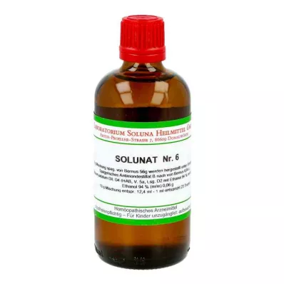 SOLUNAT No.6 csepp, 100 ml SOLUNAT No.6 csepp, 100 ml