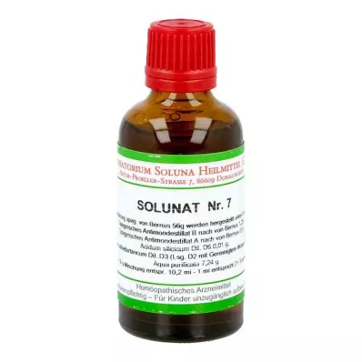 SOLUNAT No.7 csepp, 50 ml SOLUNAT No.7 csepp, 50 ml