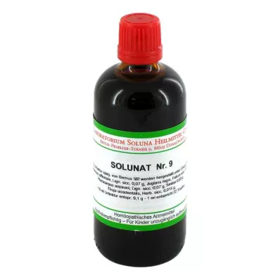 SOLUNAT No.9 csepp, 100 ml