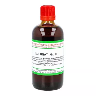SOLUNAT No.10 csepp, 100 ml