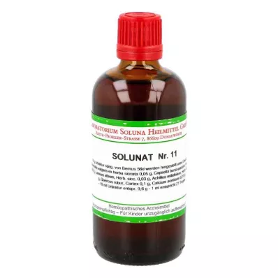 SOLUNAT No.11 csepp, 100 ml