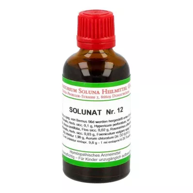 SOLUNAT No.12 csepp, 50 ml