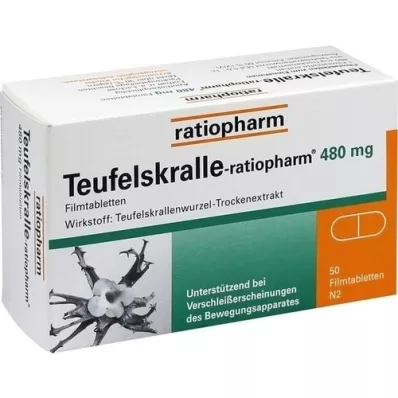 TEUFELSKRALLE-RATIOPHARM Filmtabletta, 50 db