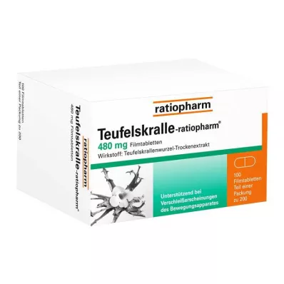 TEUFELSKRALLE-RATIOPHARM Filmtabletta, 100 db