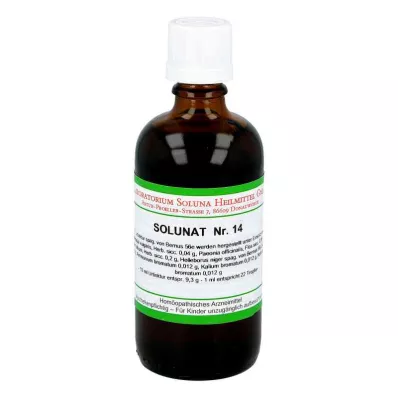 SOLUNAT No.14 csepp, 100 ml