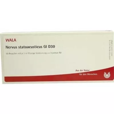 NERVUS STATOACUSTICUS GL D 30 ampullák, 10X1 ml NERVUS STATOACUSTICUS GL D 30 ampullák, 10X1 ml