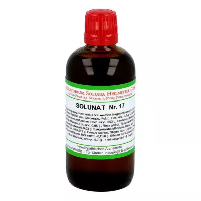 SOLUNAT No.17 csepp, 100 ml