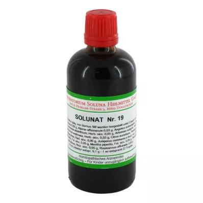 SOLUNAT No.19 csepp, 100 ml
