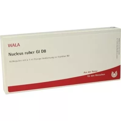 NUCLEUS ruber GL D 8 ampullák, 10X1 ml