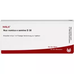 NUX VOMICA E semine D 30 ampulla, 10X1 ml