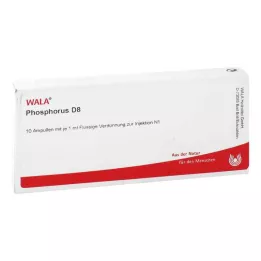 PHOSPHORUS D 8 ampullák, 10X1 ml