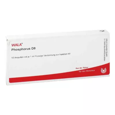 PHOSPHORUS D 8 ampullák, 10X1 ml