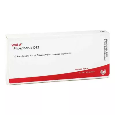 PHOSPHORUS D 12 ampulla, 10X1 ml