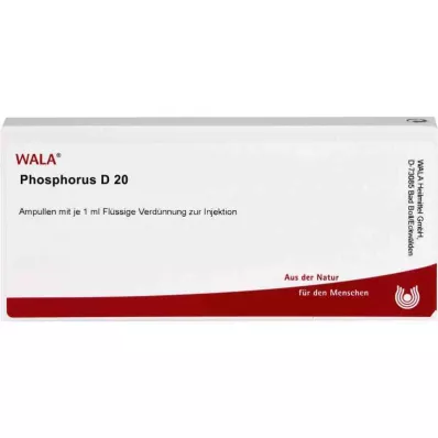 PHOSPHORUS D 20 Ampulla, 10X1 ml PHOSPHORUS D 20 Ampulla, 10X1 ml