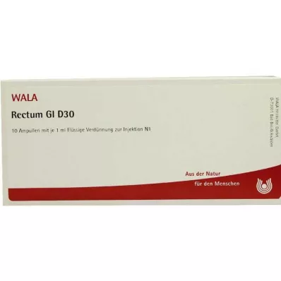 Végbél GL D 30 ampulla, 10X1 ml