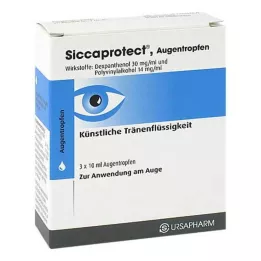 SICCAPROTECT szemcsepp, 3X10 ml