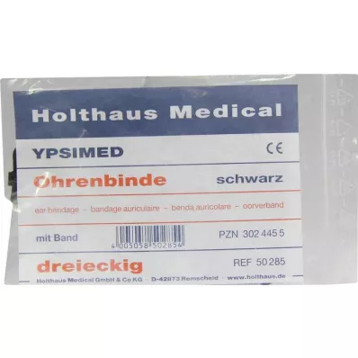 OHRENBINDE fekete hosszú pánttal, 1 db