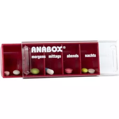 ANABOX Nappali doboz piros, 1 db