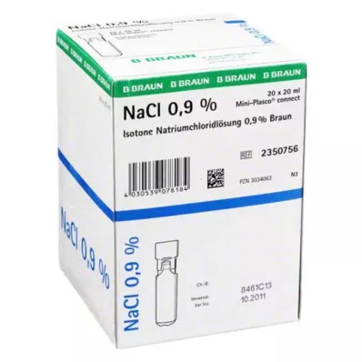 Sóoldat 0,9% Miniplasco connect, 20X20 ml