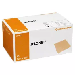 JELONET Paraffinos géz 5x5 cm-es steril hámozó csomag, 50 db