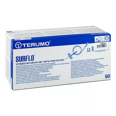 SURSHIELD Surflo biztonsági evőeszköz 21 G zöld, 50 db