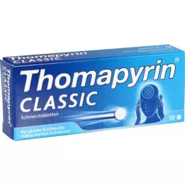 THOMAPYRIN CLASSIC fájdalomcsillapító tabletta, 10 db