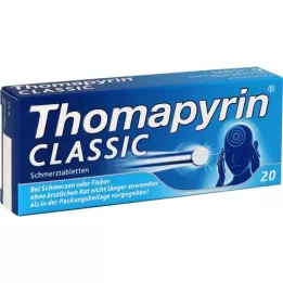 THOMAPYRIN CLASSIC Fájdalomcsillapító tabletta, 20 db