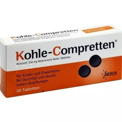 KOHLE Compretten tabletta, 30 db