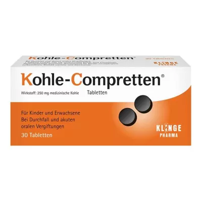 KOHLE Compretten tabletta, 30 db