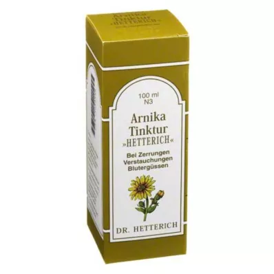 Hetterich árnika tinktúra, 100 ml