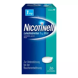 NICOTINELL 1 mg-os mentolos cukorkák, 36 db