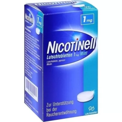 NICOTINELL 1 mg-os mentolos cukorkák, 96 db